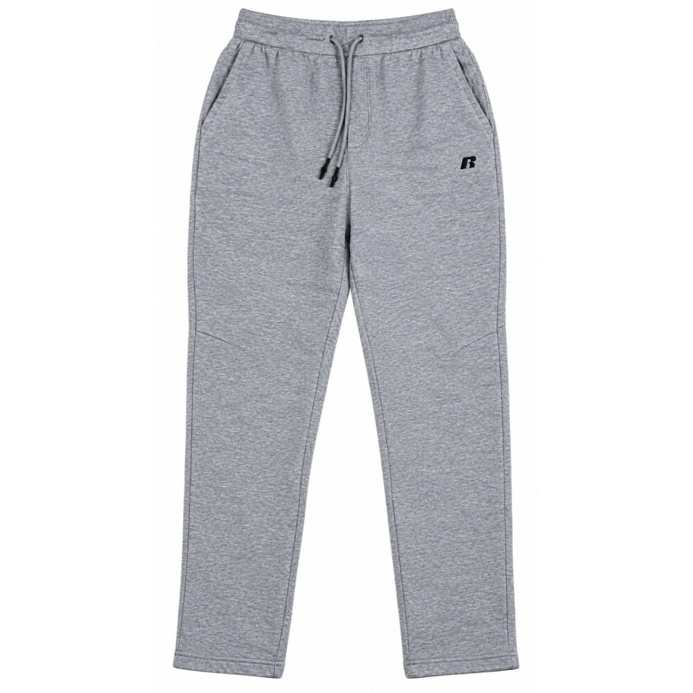 Russell Premium Fleece Sweatpants Mens Small Gray Drawstring Joggers 26x30